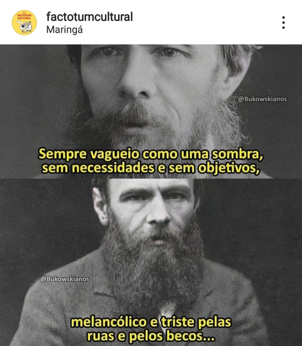 Sempre vagueio como uma&nbsp;sombra…