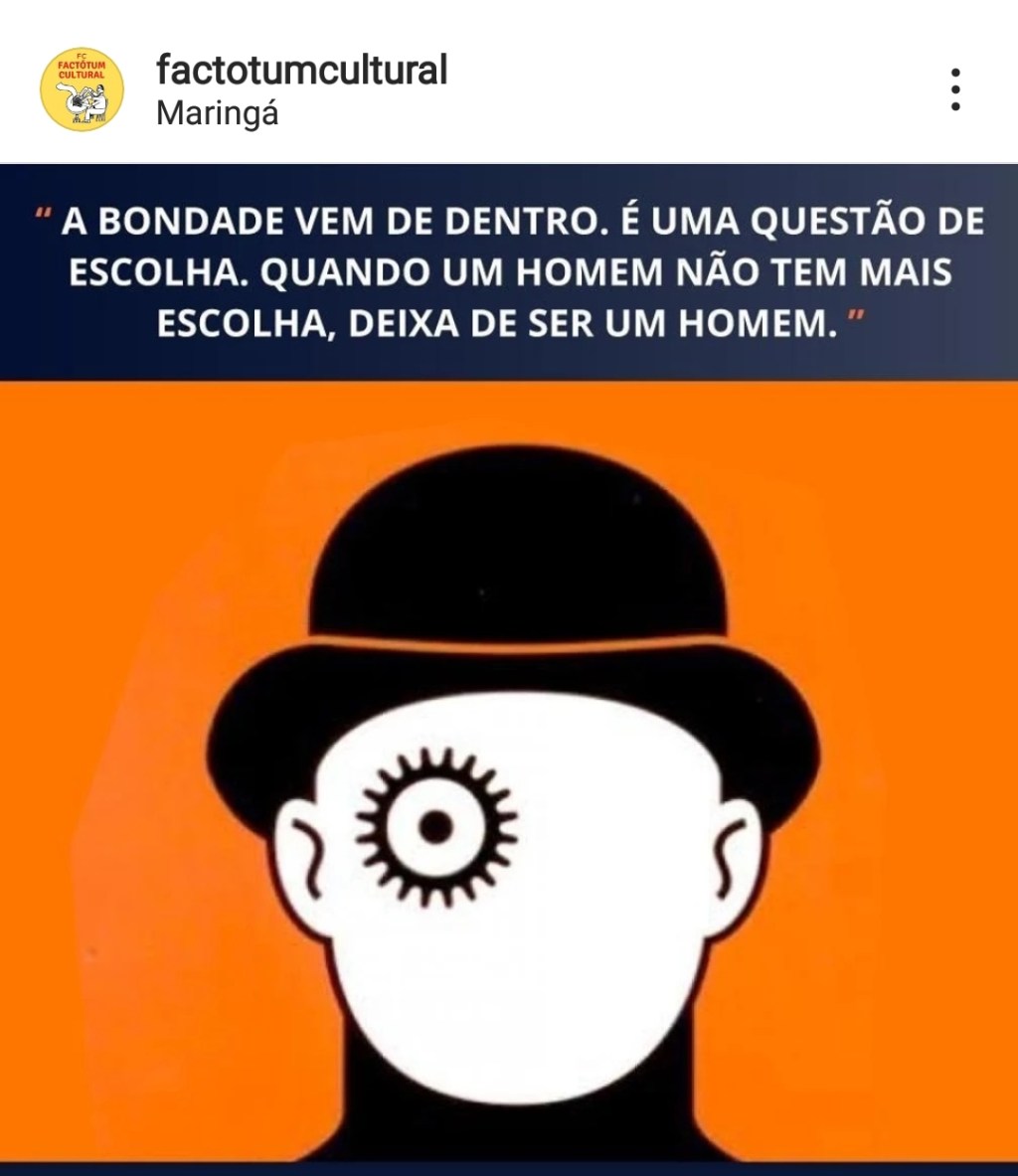 A bondade é uma questão de&nbsp;escolha…