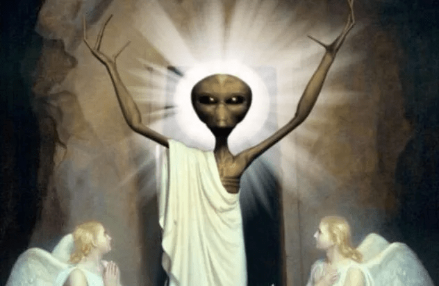 A menção dos OVNIs em um contexto&nbsp;religioso