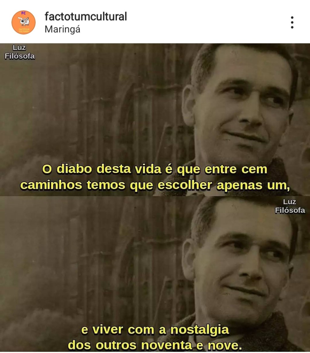 Fernando Sabino, escolhas…