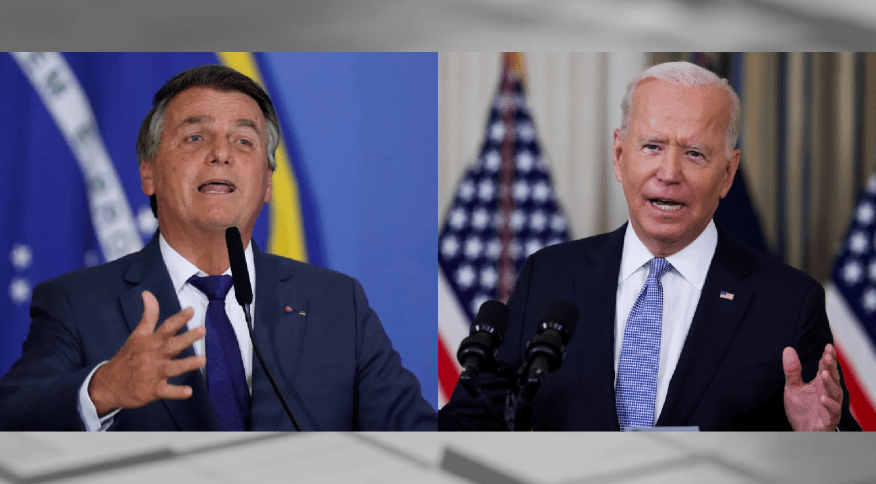 Presidente brasileiro ganha o referente a 20% da remuneração de&nbsp;Biden