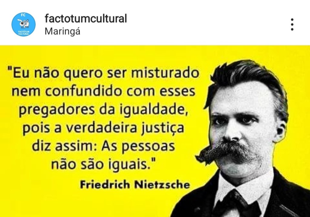 As pessoas não são&nbsp;iguais