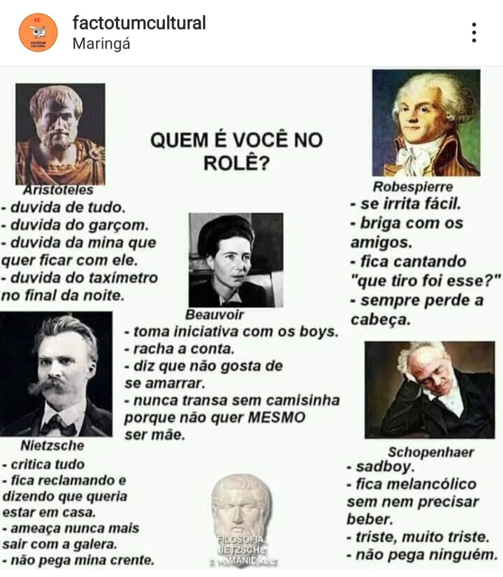 Quem é você no&nbsp;rolê?