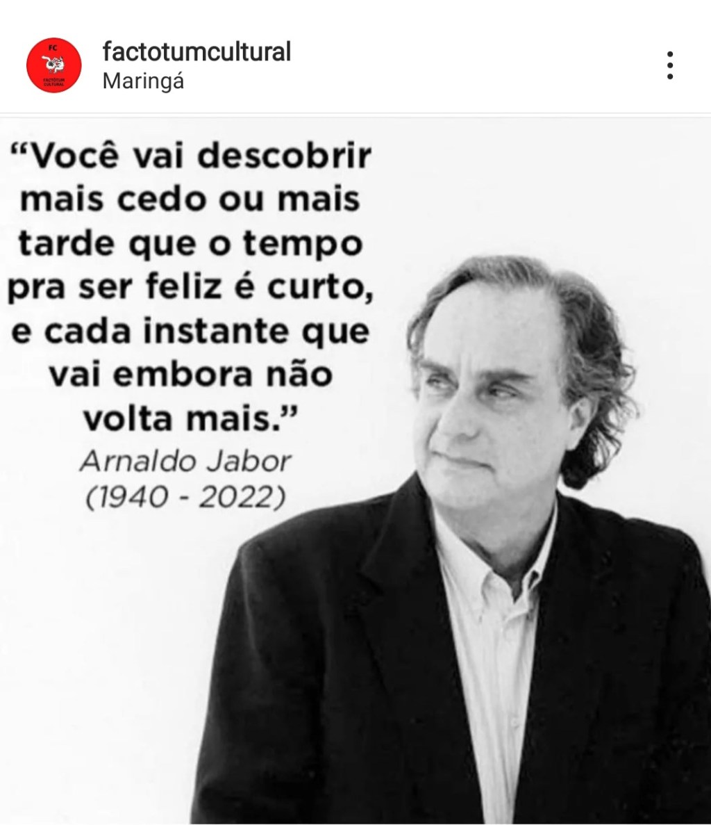 Tempo pra ser&nbsp;feliz…