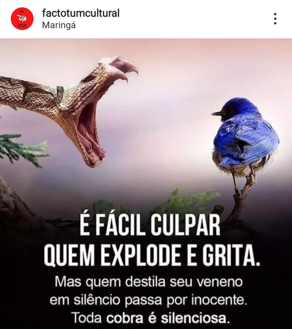 Toda cobra é&nbsp;silenciosa