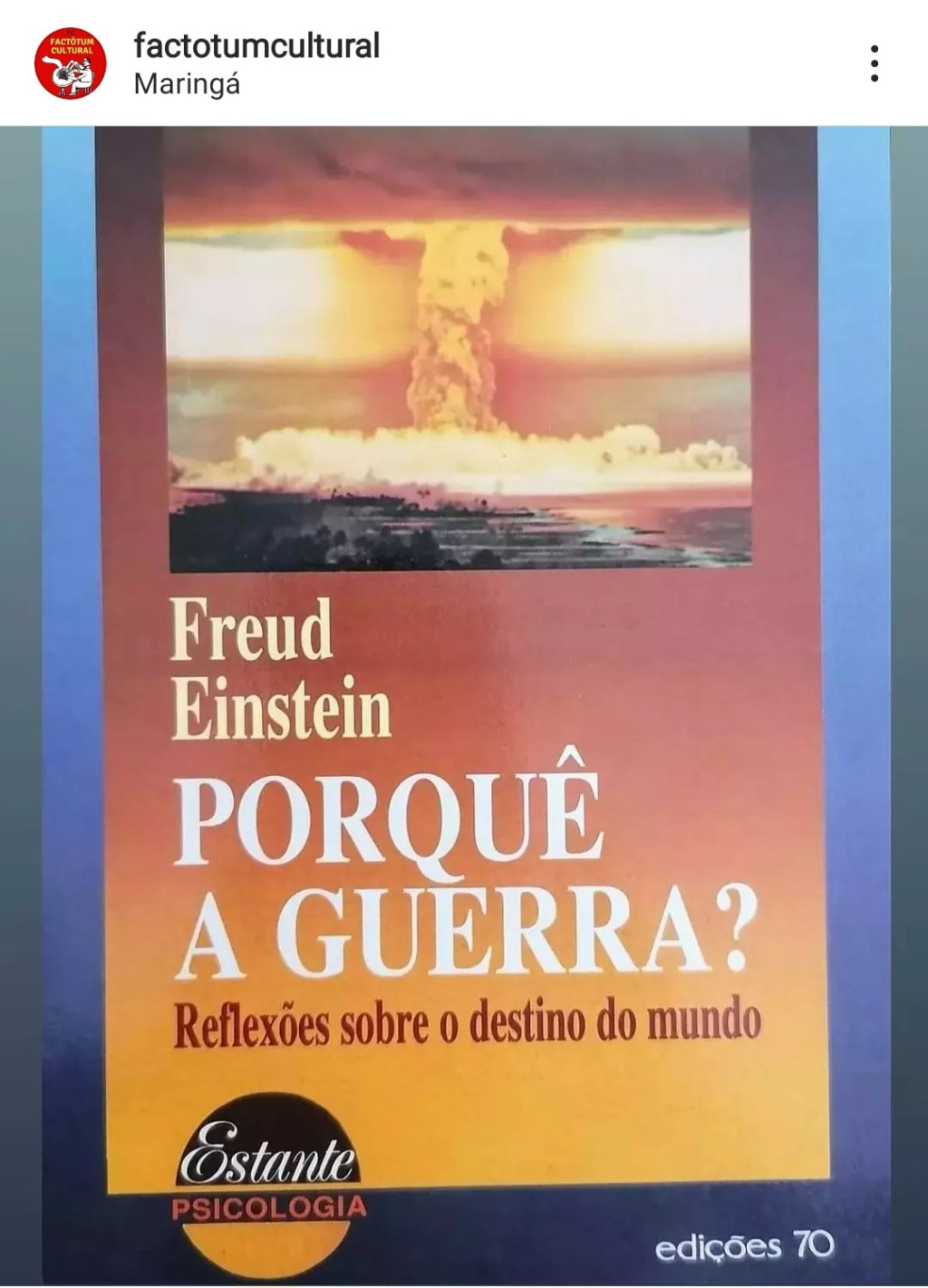 Porquê a guerra? Reflexões sobre o destino do&nbsp;mundo
