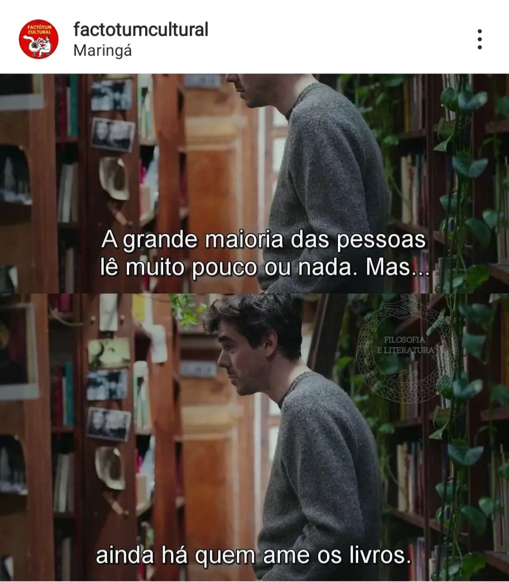 Ainda há quem ame os&nbsp;livros…