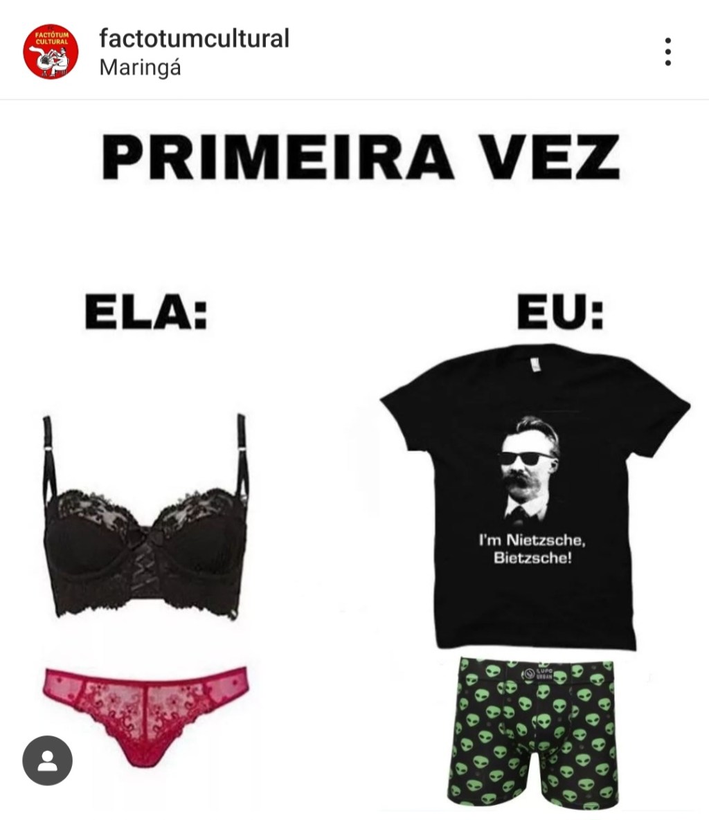 Primeira vez…