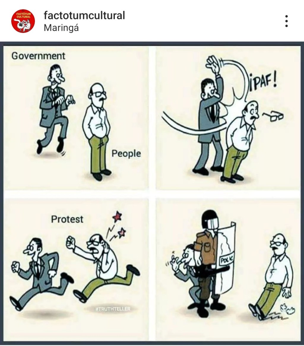 Polícia, braço armado do&nbsp;governo