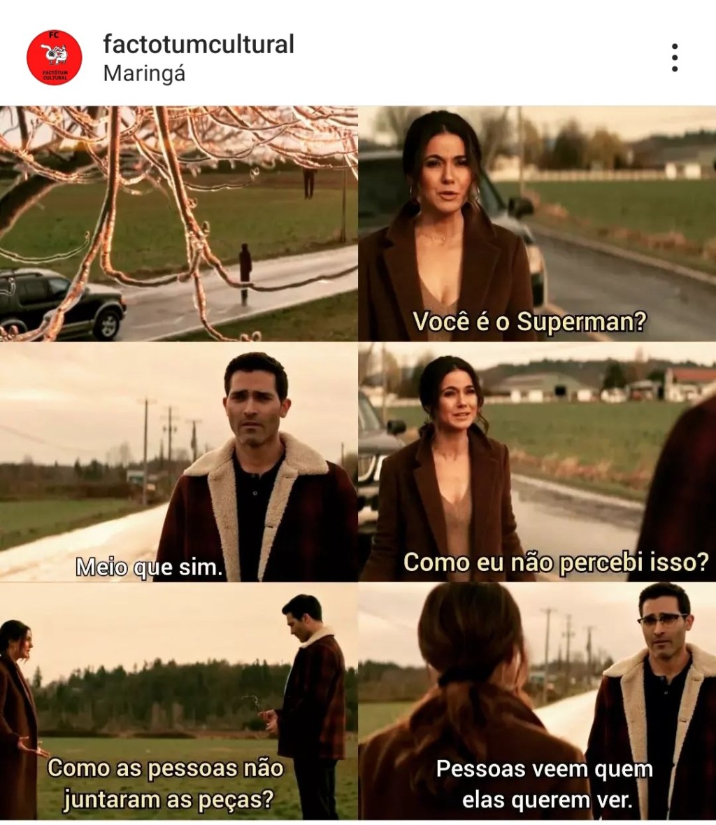 Pessoas veem quem elas querem&nbsp;ver