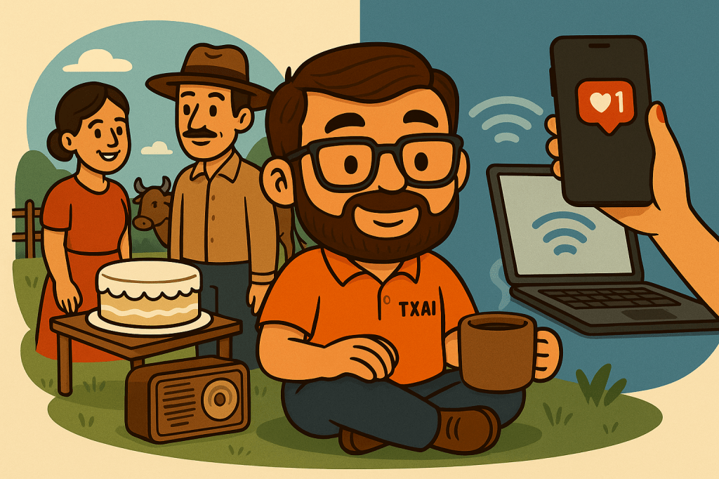 Amor em Dois Tempos: Do Boi ao&nbsp;iPhone