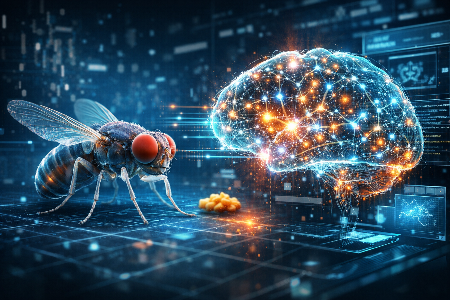 Cientistas criam cérebro artificial capaz de controlar uma mosca&nbsp;virtual