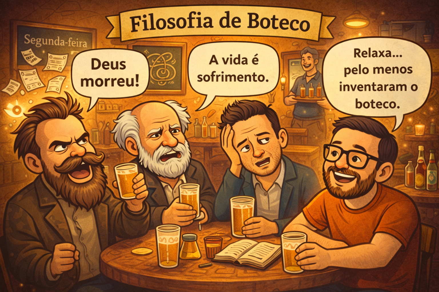 Filosofia de Boteco para uma Segunda-feira