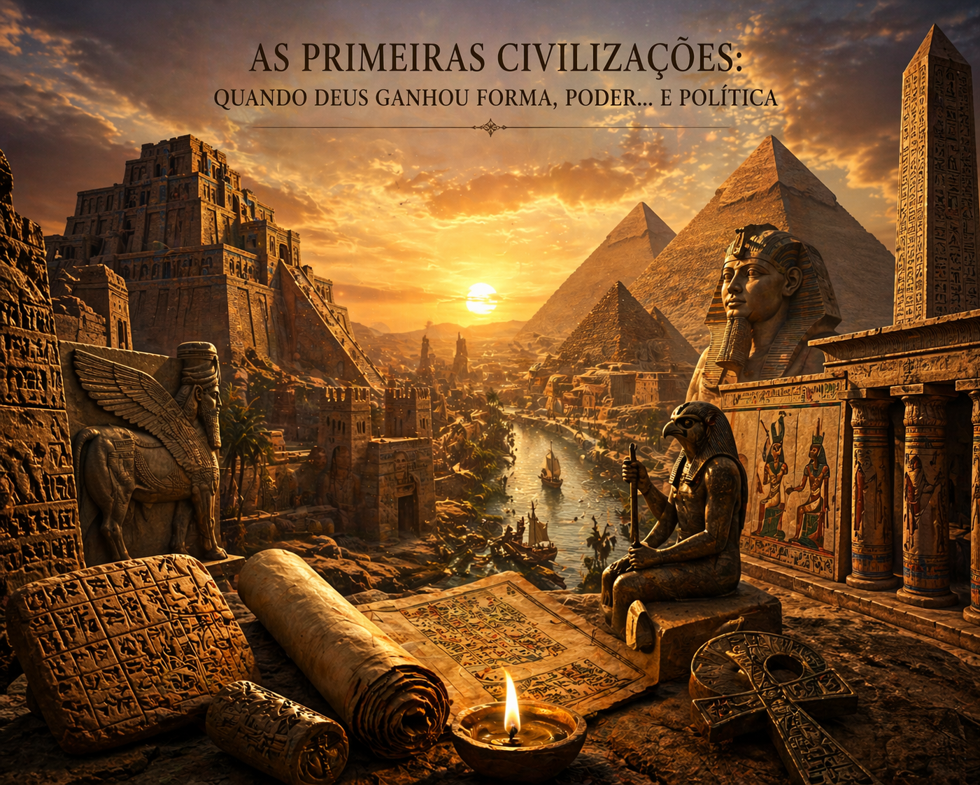 As Primeiras Civilizações: quando Deus ganhou forma, poder… e&nbsp;política
