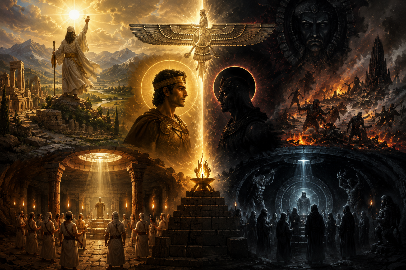 As Religiões Esquecidas que Moldaram o Mundo: Zoroastrismo, Mitraísmo e&nbsp;Maniqueísmo