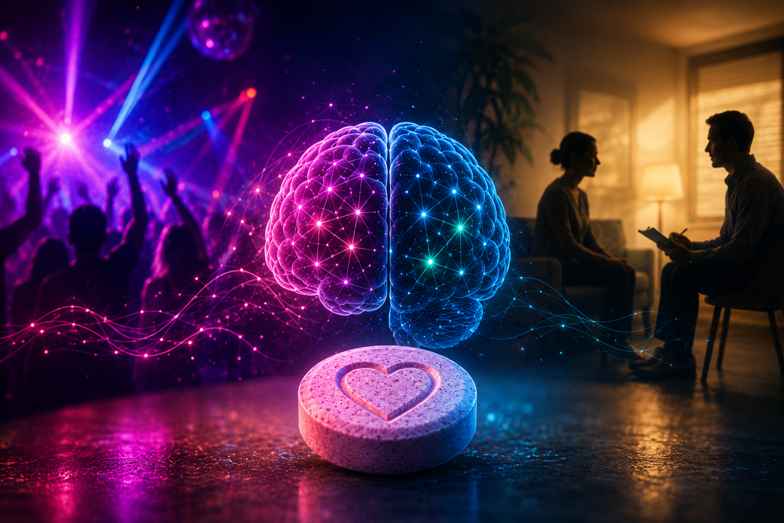 MDMA: De “Droga das Raves” a Possível Ferramenta Terapêutica? Entenda o Que Diz a Ciência